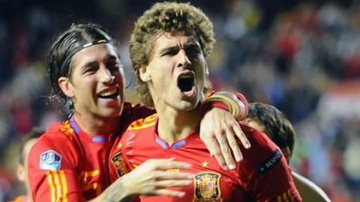Fernando Llorente con España / Archivo