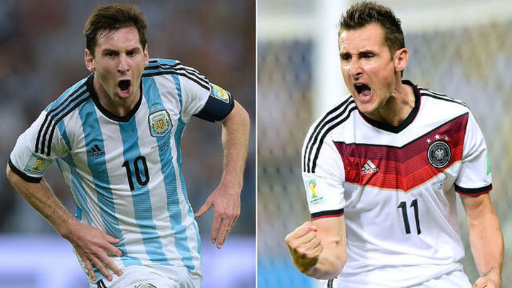 Messi y Klose / Telemadrid