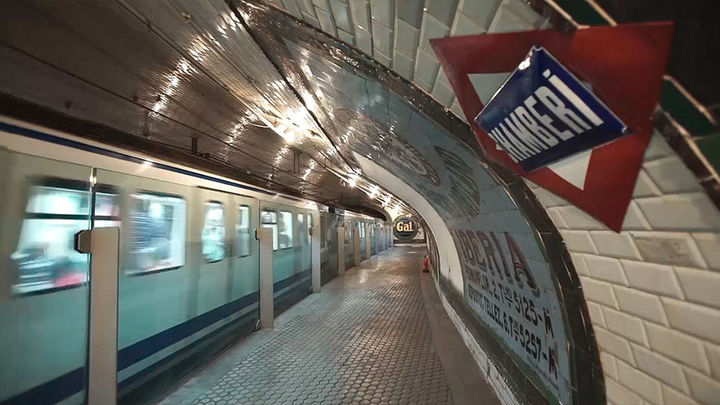 Estación fantasma de Chamberí / Telemadrid