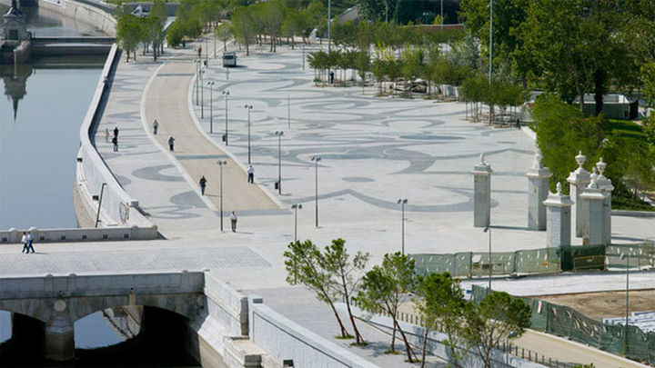 Madrid Río a la altura del Puente del Rey / Telemadrid