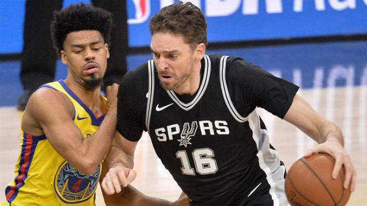 Pau Gasol ante los Warriors / Telemadrid
