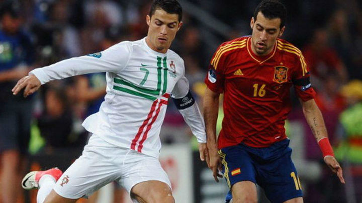 Cristiano y Busquets / Telemadrid