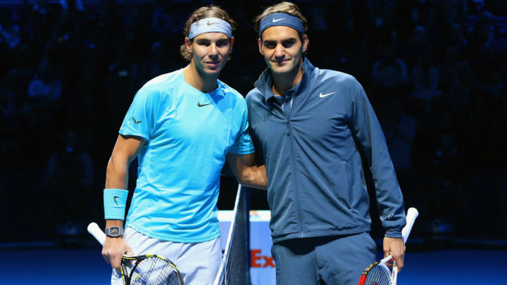 Rafa Nadal y Roger Federer / Telemadrid