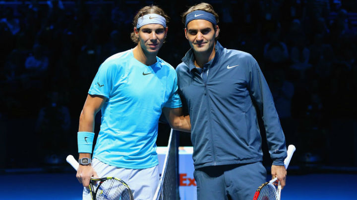 Rafa Nadal y Roger Federer / Telemadrid