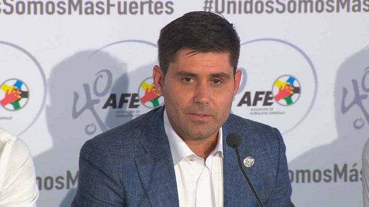 David Aganzo, presidente de la AFE, el sindicato de futbolistas