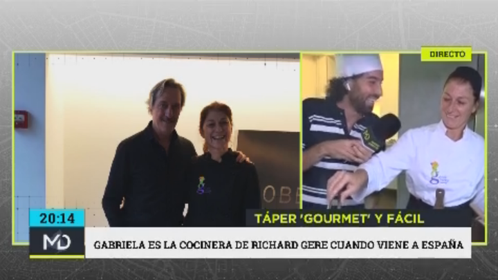 Gabriela es la cocinera de Richard Gere cuando viene a España