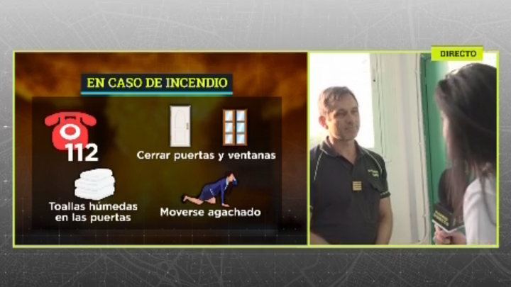 Manuel Ferrer nos explica qué hacer y qué no hacer en caso de incendio