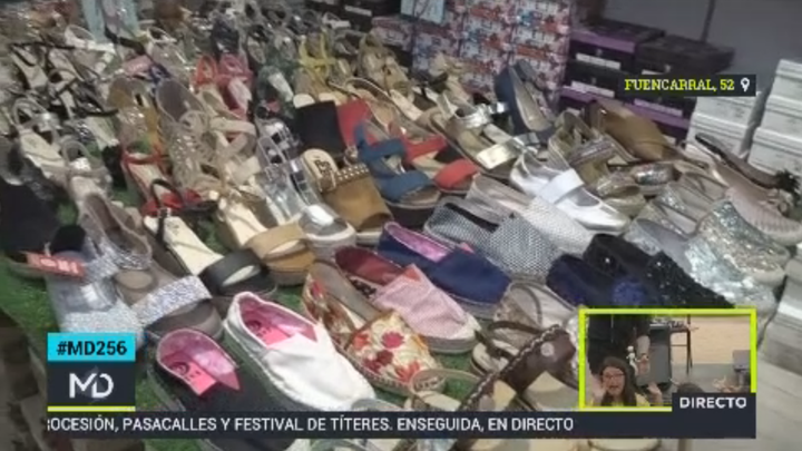 Algunos de los zapatos en liquidación