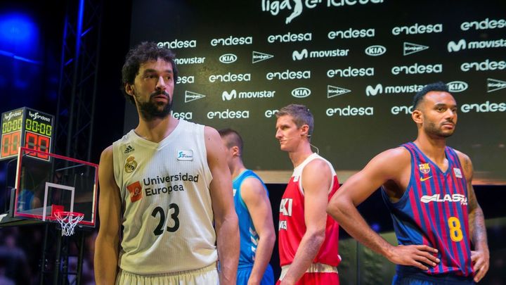 Algunos de los representantes de los equipos de la Liga Endesa 2018-19