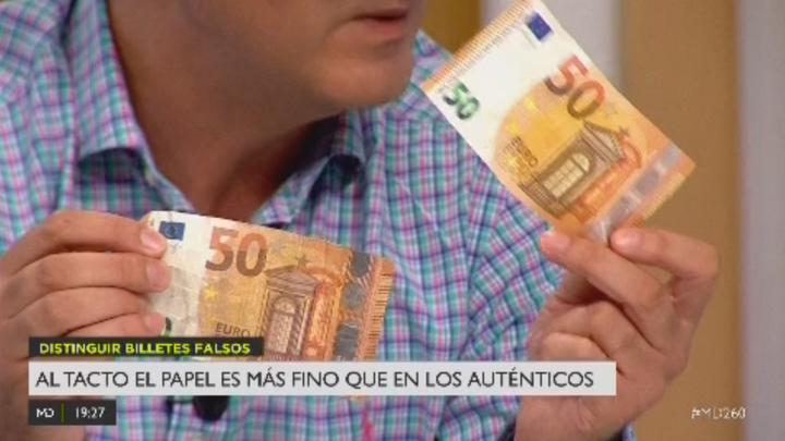 Billete falso Vs verdadero
