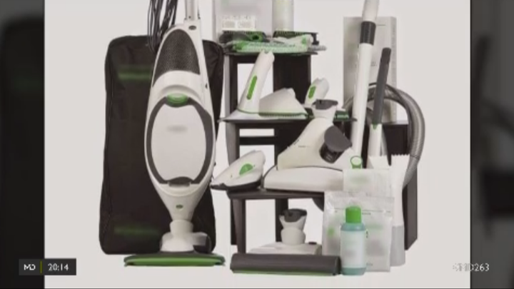 Máquina de limpieza por la que José Antonio solicitó un crédito rápido