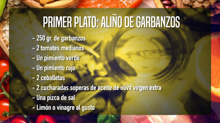 menú vecinos: primer plato