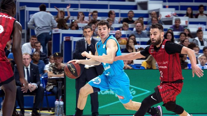 Darío Brizuela ante el Fuenlabrada