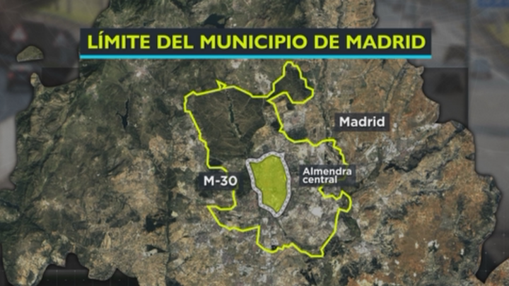 Límite geográfico de la nueva normativa de circulación