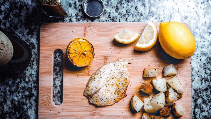 pescado con patatas