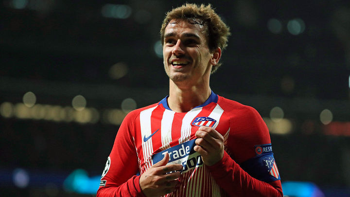 Antoine Griezmann celebra so gol ante el Borussia Dortmund en Liga de Campeones / Efe