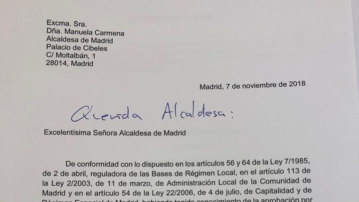 Carta de Garrido