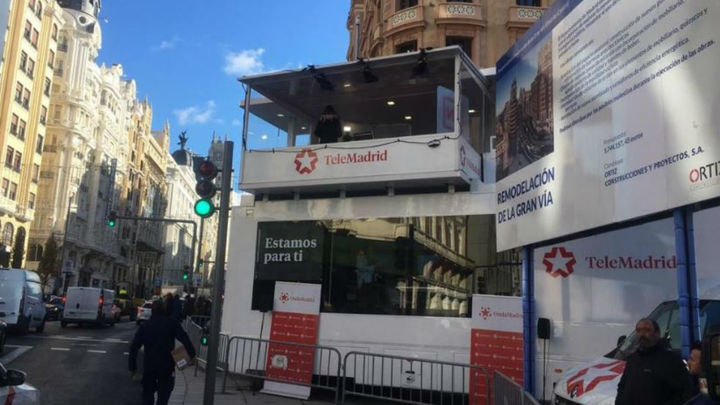 Así está transcurriendo la mañana en Gran Vía en imágenes / REDACCIÓN