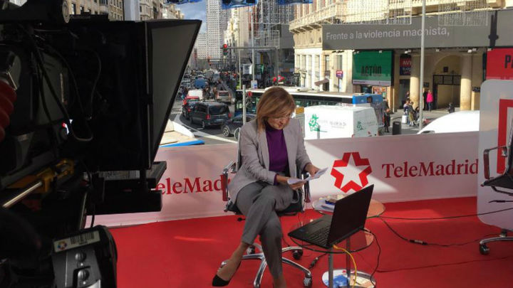 Lourdes Maldonado en el set / REDACCIÓN