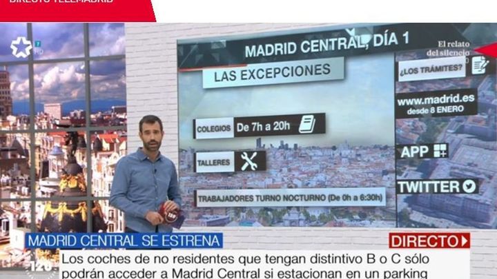 Excepciones en Madrid Central