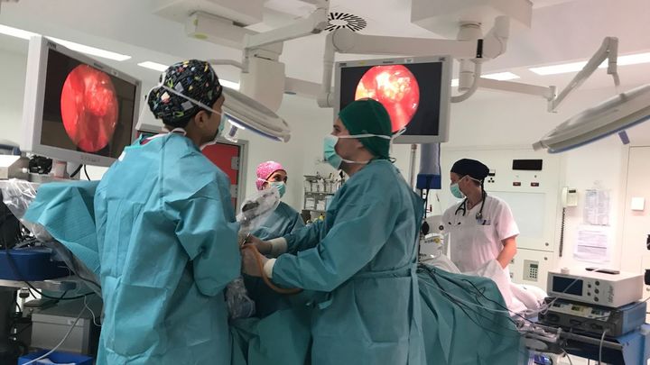 Un momento de la operación de Armando / Telemadrid