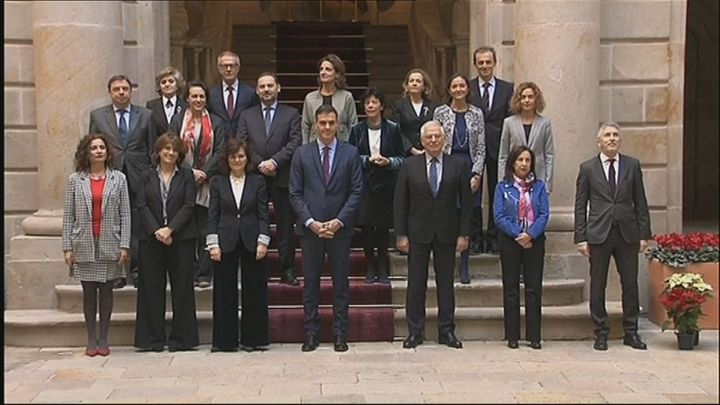Foto de familia del Consejo de Ministros de Barcelona