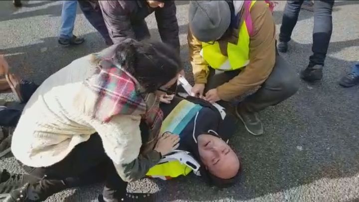 Taxista atropellado por un VTC