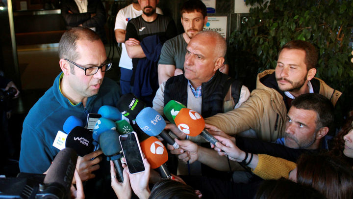 El jefe de la Brigada de Salvamento Minero desplazada desde Asturias, Sergio Tuñón,