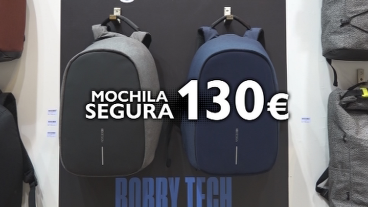 Mochila segura, expuesta en IFEMA