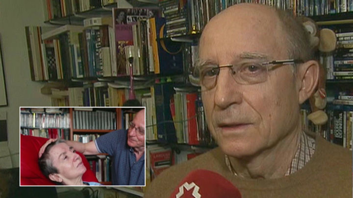 Maria José Carrasco y su marido, Ángel Hernández / TELEMADRID