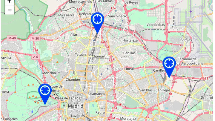 Aparcamientos disuasorios que pone a disposición el Ayuntamiento de Madrid para entrar en Madrid Central