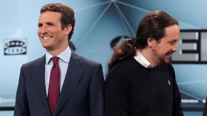 Pablo Casado y Pablo Iglesias
