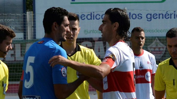 Álvaro Zazo en el sorteo de campo del Sanse-Fuenlabrada / www.ud-sanse.com