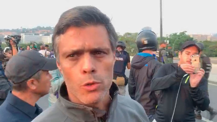 Leopoldo López, liberado
