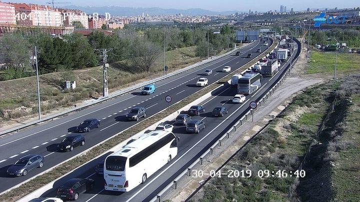 Tráfico lento en la A-4