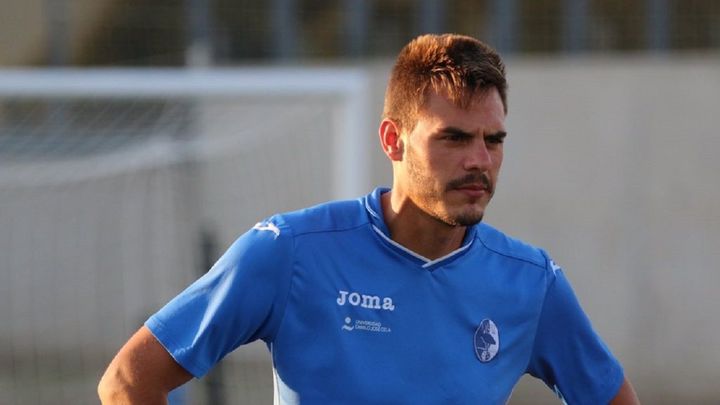 Jaime Guadaño durante un entrenamiento