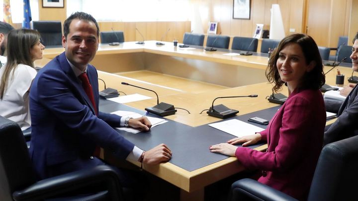 Ignacio Aguado e Isabel Díaz Ayuso