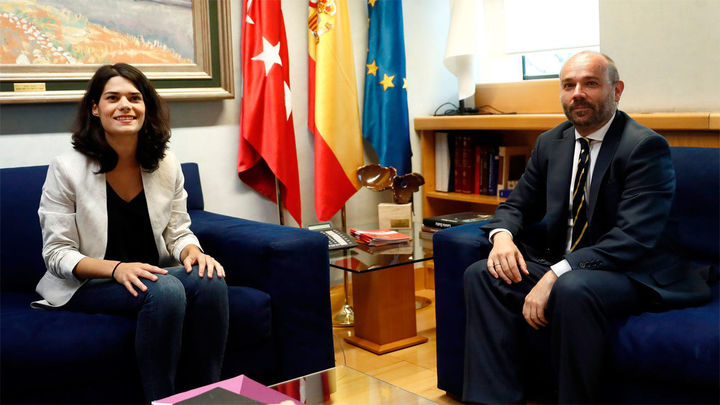 Isa Serra con Juan Trinidad