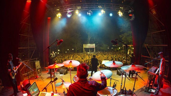 Concierto en las fiestas de La Paloma