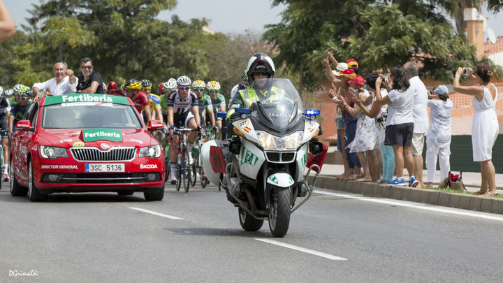 Cortes de tráfico por el paso de La Vuelta