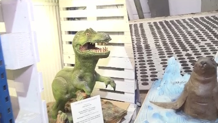 Alguna de las figuras  de chocolate que han producido