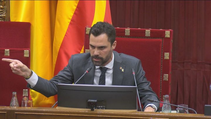 Roger Torrent, presidente del Parlamento catalán