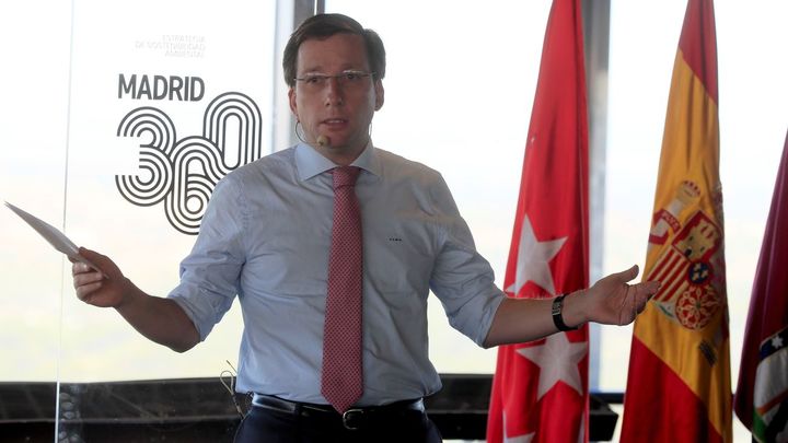 José Luis Martínez Almeida durante la presentación de Madrid 360 / EFE