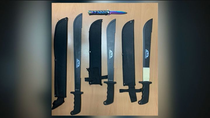 Armas incautadas durante la redada / 120 MINUTOS