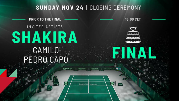 Ceremonia de clausura de la Copa Davis