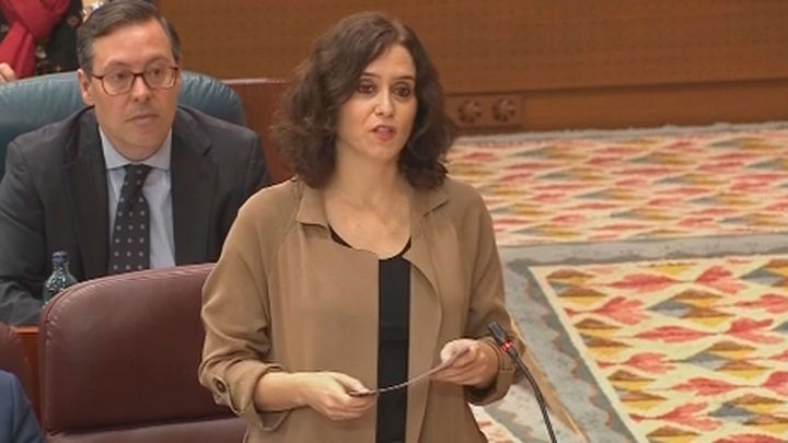 Isabel Díaz-Ayuso, presidenta de la Comunidad de Madrid