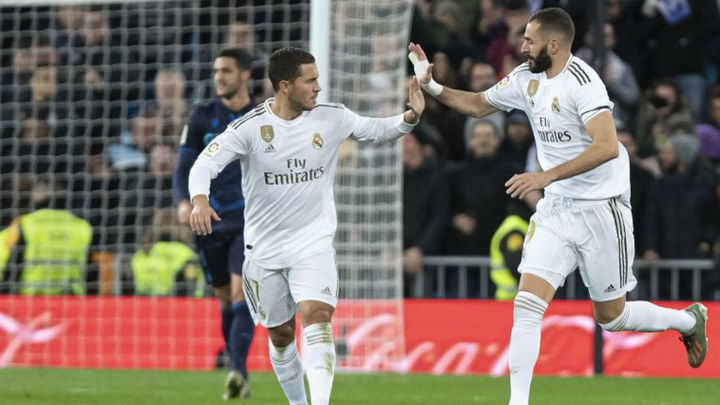 Hazard y Benzema