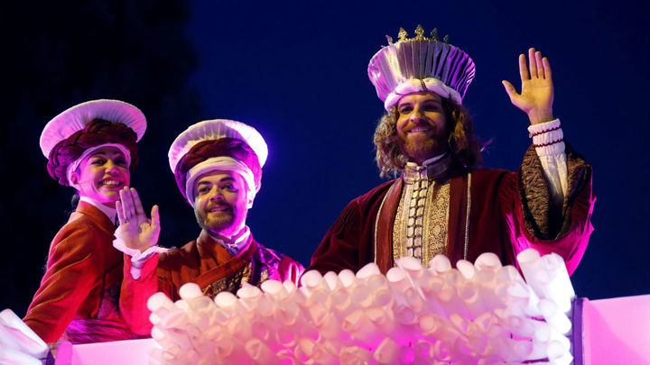 Imagen de la Cabalgata de Reyes de Madrid de enero de 2019