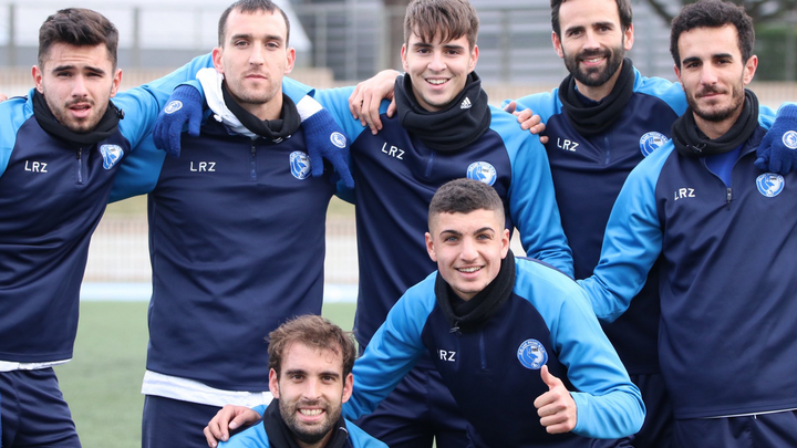 Varios integrantes de Las Rozas CF / Archivo