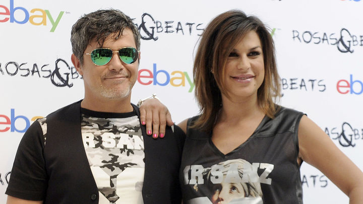 Alejandro Sanz y Raquel Perera